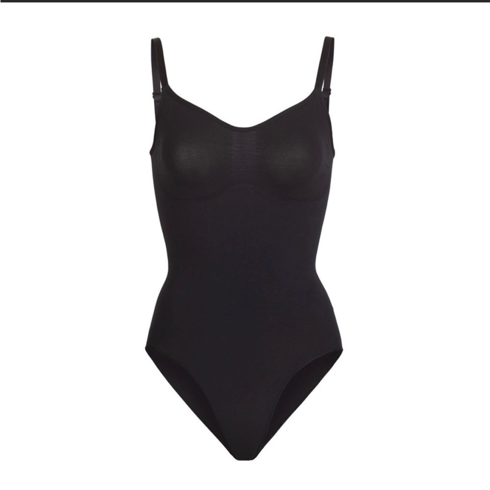 Skims Bodysuit Brief with Snaps Black Size L/XL